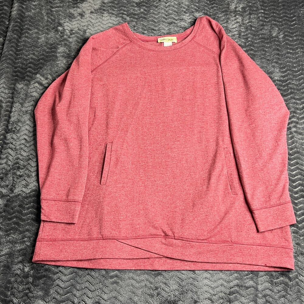 Davina Long Sleeve sweater Top Dusty Rose XXL